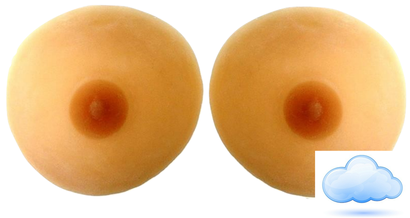 Pals Breast Forms- Raindrop ULTRALIGHT Series, LEVEL 3 - Crossdresser Accessories